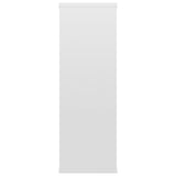 Wall Shelves High Gloss White 104x20x58.5 cm Engineered Wood