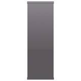 Wall Shelves High Gloss Grey 104x20x58.5 cm Engineered Wood