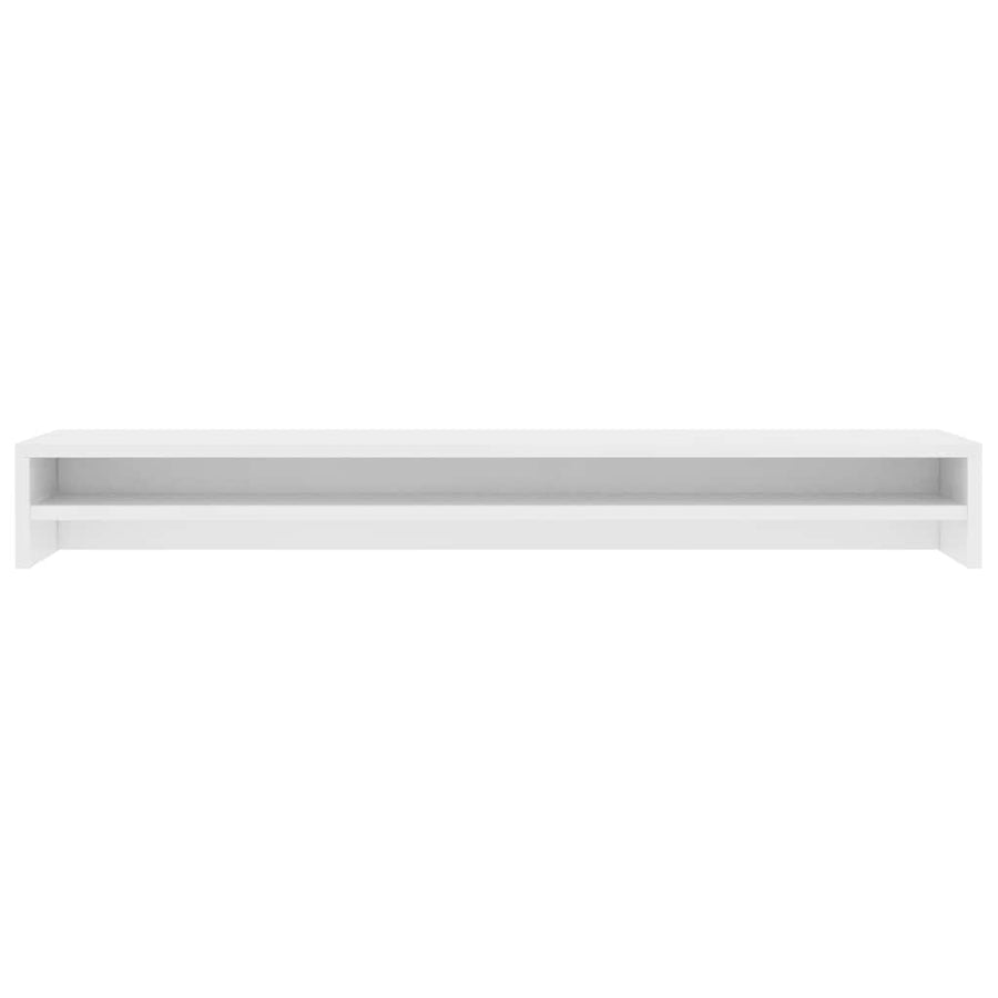 Monitor Stand White 100x24x13 cm Engineered Wood