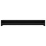 Monitor Stand Black 100x24x13 cm Engineered Wood - Top-Down View