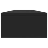 Monitor Stand Black 100x24x13 cm Engineered Wood - 45-Degree Angle