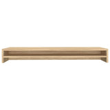 Monitor Stand Sonoma Oak 100x24x13 cm Engineered Wood - Top-Down View