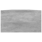 Monitor Stand Concrete Grey 100x24x13 cm Engineered Wood