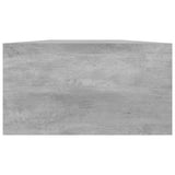 Monitor Stand Concrete Grey 100x24x13 cm Engineered Wood - 45-Degree Angle