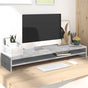 Monitor Stand Concrete Grey 100x24x13 cm Engineered Wood