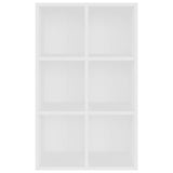 Book Cabinet/Sideboard White 66x30x98 cm Engineered Wood