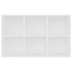 Book Cabinet/Sideboard White 66x30x98 cm Engineered Wood