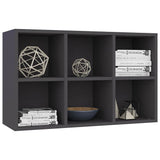 Book Cabinet/Sideboard Grey 66x30x98 cm Engineered Wood