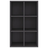 Book Cabinet/Sideboard Grey 66x30x98 cm Engineered Wood