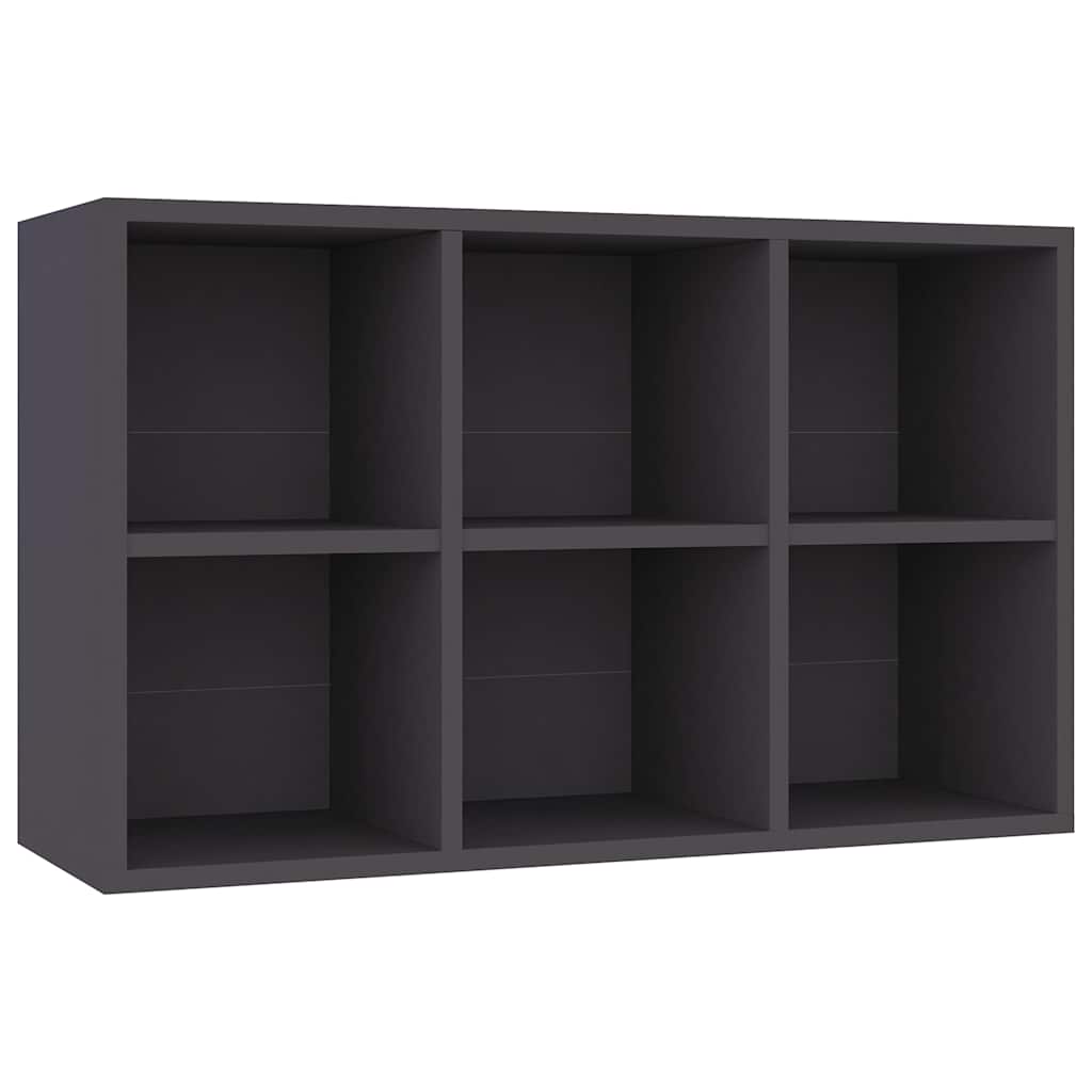 Book Cabinet/Sideboard Grey 66x30x98 cm Engineered Wood