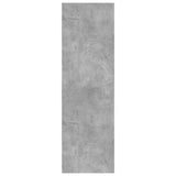 Book Cabinet/Sideboard Concrete Grey 66x30x98 cm Engineered Wood - Close-Up Angle