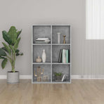 Book Cabinet/Sideboard Concrete Grey 66x30x98cm Engineered Wood