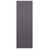 Book Cabinet/Sideboard High Gloss Grey 66x30x98 cm Engineered Wood