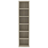 CD Cabinet Sonoma Oak 21x20x88 cm Engineered Wood - Top-Down View