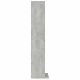 CD Cabinet Concrete Grey 21x20x88 cm Engineered Wood - 45-Degree Angle