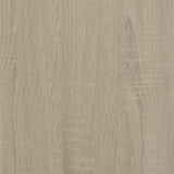 Shoe Cabinet Sonoma Oak 54x34x183 cm Engineered Wood