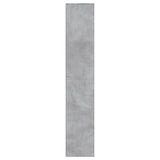 Shoe Cabinet Concrete Grey 54x34x183 cm Engineered Wood - 45-Degree Angle