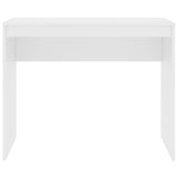 Desk White 90x40x72 cm Engineered Wood