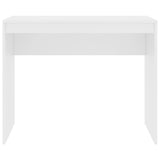 Desk White 90x40x72 cm Engineered Wood - Top-Down View