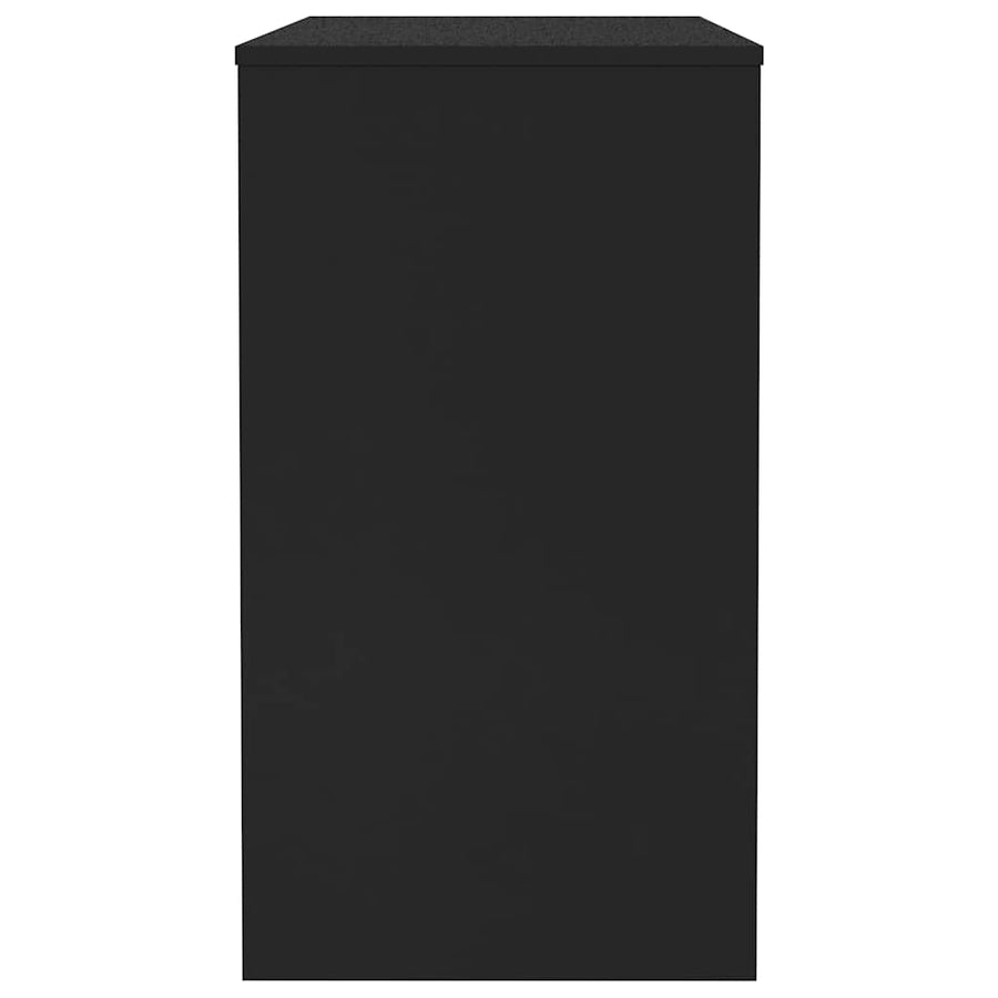Desk Black 90x40x72 cm Engineered Wood