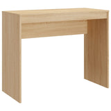 Desk Sonoma Oak 90x40x72 cm Engineered Wood - Front View
