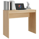 Desk Sonoma Oak 90x40x72 cm Engineered Wood - Top-Down View