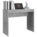 Desk Concrete Grey 90x40x72 cm Engineered Wood - Top-Down View