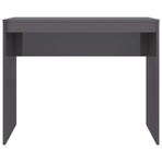 Desk High Gloss Grey 90x40x72 cm Engineered Wood