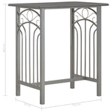 3 Piece Bar Set Wood and Steel Anthracite - Extra Image