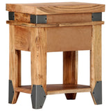 Bedside Cabinet 40x30x51 cm Solid Wood Acacia - Side View