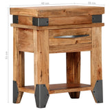 Bedside Cabinet 40x30x51 cm Solid Wood Acacia - Low Angle