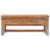 Coffee Table 110x52x45 cm Solid Wood Acacia
