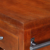 Kitchen Trolley 100x48x89 cm Solid Acacia Wood - Rear View