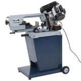Metal Band Saw with Solid Base 230 V - Side View