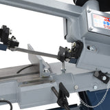 Metal Band Saw with Base 230 V - Close-Up Angle