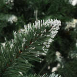 Artificial Christmas Tree with Pine Cones and White Glitter 180 cm - 45-Degree Angle