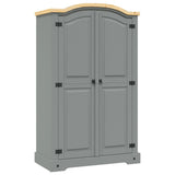 Wardrobe Mexican Pine Corona Range 2 Doors Grey