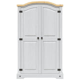 Wardrobe Mexican Pine Corona Range 2 Doors White