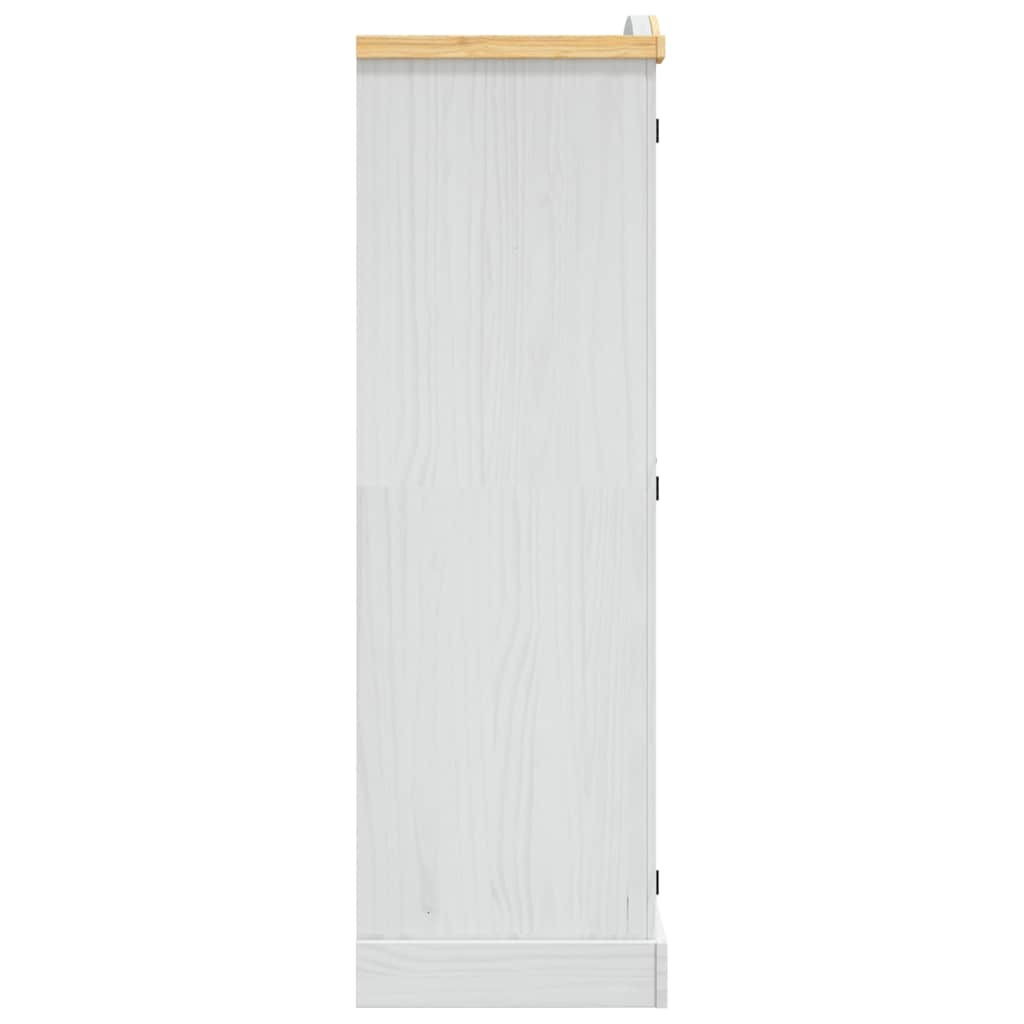 Wardrobe Mexican Pine Corona Range 2 Doors White