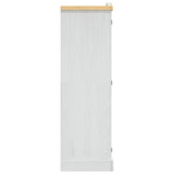 Wardrobe Mexican Pine Corona Range 2 Doors White - Top-Down View