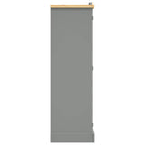 Wardrobe Mexican Pine Corona Range 3 Doors Grey