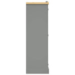 Wardrobe Mexican Pine Corona Range 3 Doors Grey