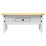 Coffee Table Mexican Pine Corona Range White 100x55x45 cm