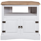 Console Table Mexican Pine Corona Range White 80x43x78 cm - Front View