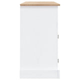 Sideboard Solid Mexican Pinewood Corona Range White 132x43x78 cm