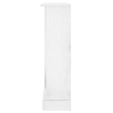 3-Tier Bookcase Mexican Pine Corona Range White 81x29x100 cm