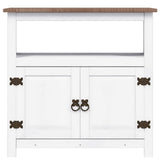 TV Cabinet Mexican Pine Corona Range White 80x43x78 cm