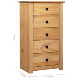 Sideboard 46x40x89 cm Pine Panama Range