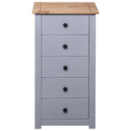 Sideboard Grey 46x40x89 cm Pine Panama Range