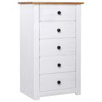 Sideboard White 46x40x89 cm Pine Panama Range